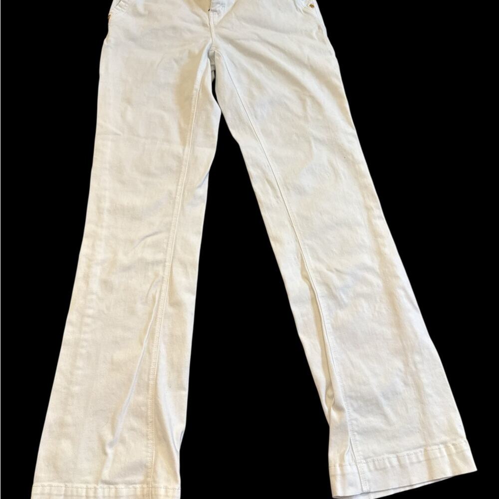 one 5 one Cream Straight Leg Jeans